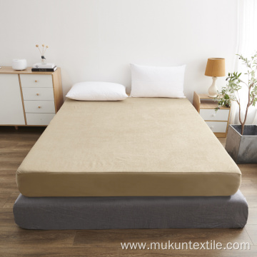 Custom 100% microfiber polyester mattress protector queen